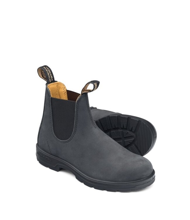Blundstone Classic dames chelsea boots rustiek zwart leer