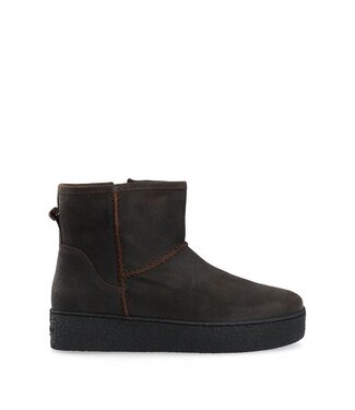 Halfhoge boots Ca Shott wollen voering bruin suède - Squarefeet.nl