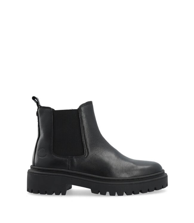 Ca Shott chelsea boots met rits zwart leer