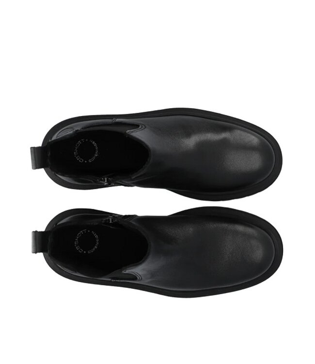Ca Shott chelsea boots with zipper black leather