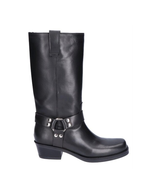 Julie Dee cowboy laars zwart leer