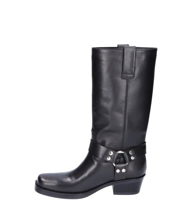 Julie Dee cowboy boots black leather