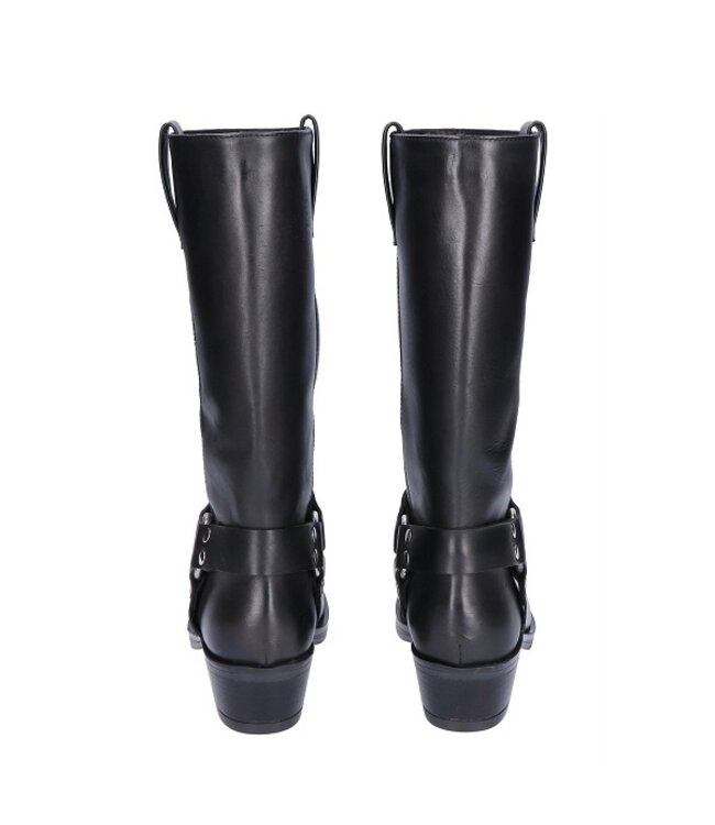 Julie Dee cowboy boots black leather