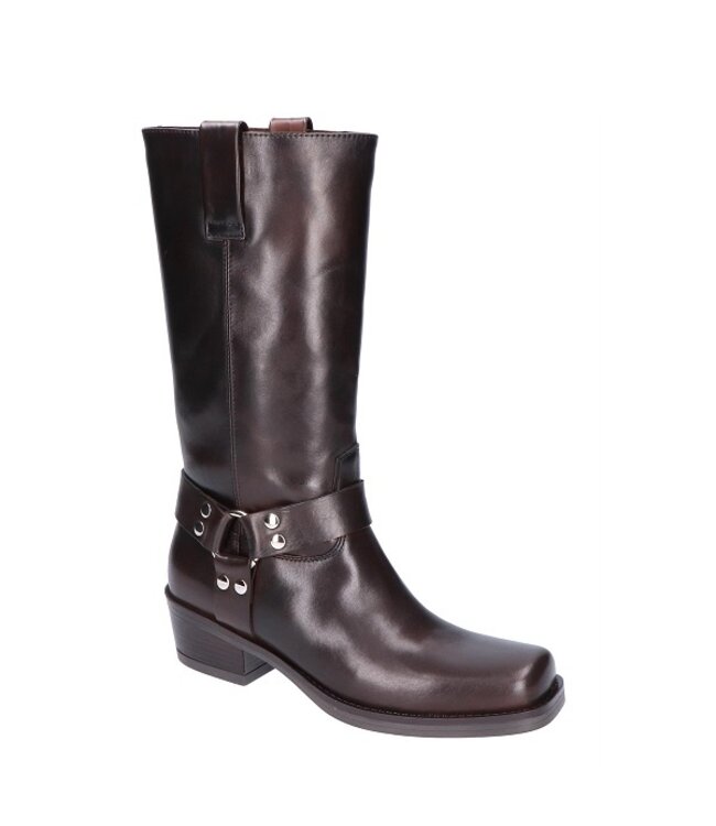 Julie Dee cowboy laars donkerbruin leer