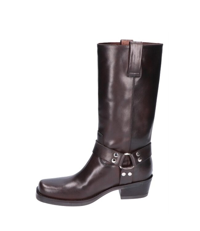 Julie Dee cowboy laars donkerbruin leer