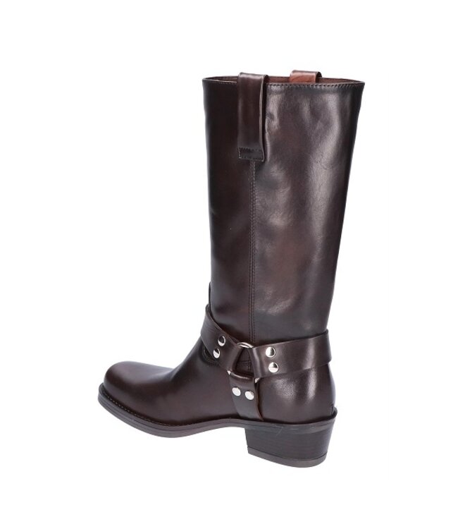 Julie Dee cowboy laars donkerbruin leer