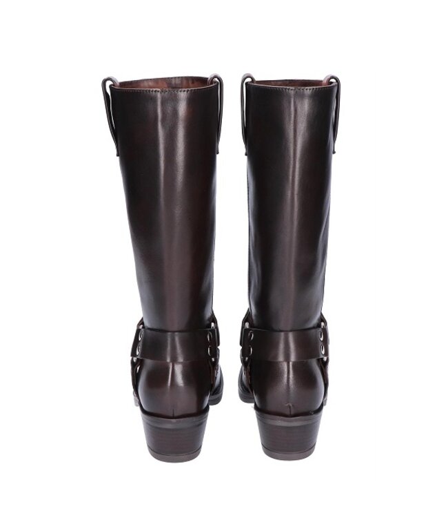 Julie Dee cowboy laars donkerbruin leer