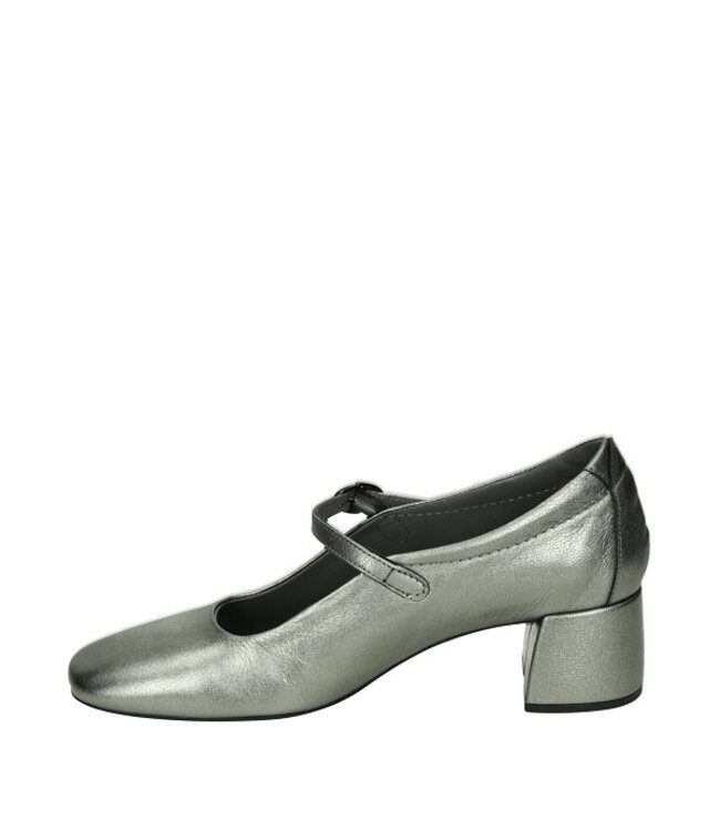 Pedro Miralles pump met wreefband zilver leer