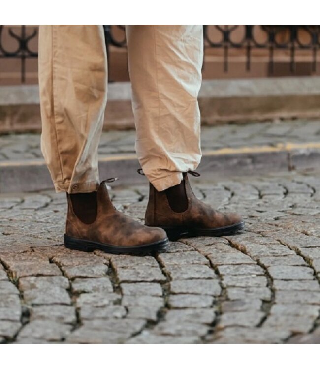 Blundstone Classic dames chelsea boots rustiek bruin leer