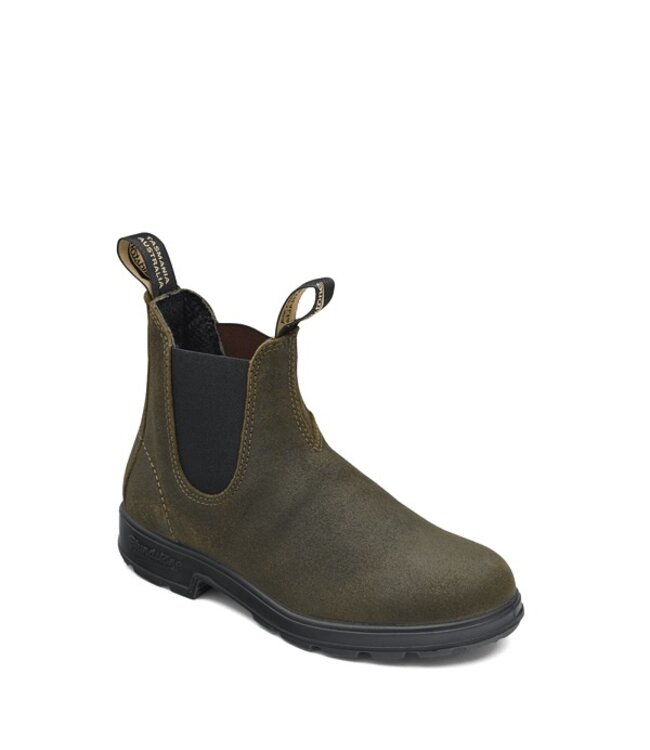 Blundstone Original women's chelsea boots green suede