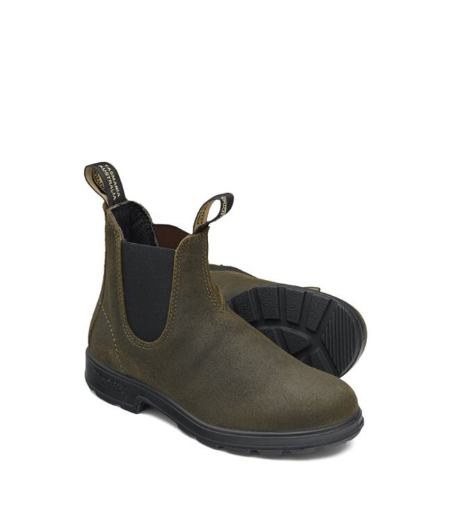 Blundstone Original women's chelsea boots green suede