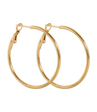 Timi of Sweden Timi of Sweden Jo Medium Hoop earrings gold