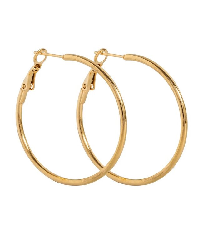 Timi of Sweden Timi of Sweden Jo Medium Hoop earrings gold