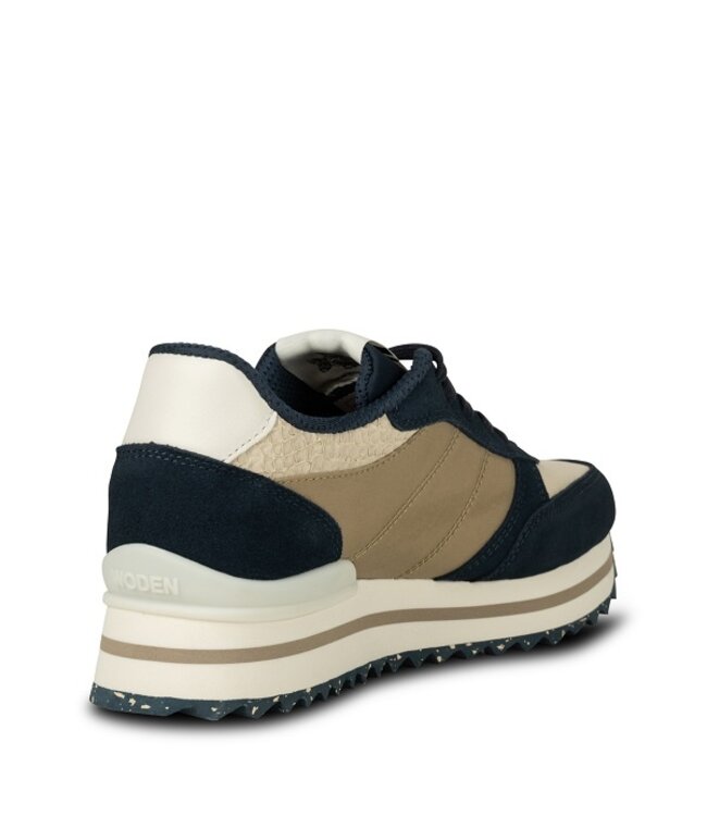 Woden Ronja Plateau navy multi women's sneakers