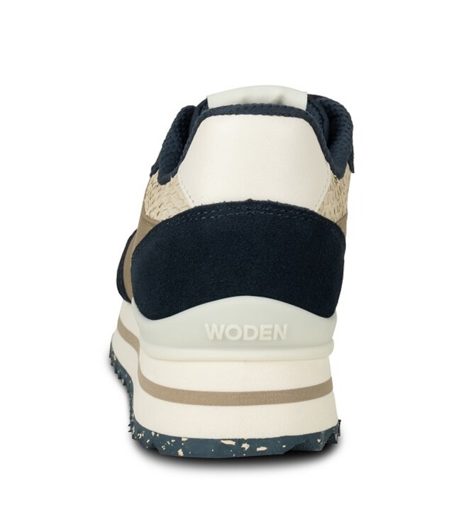 Woden Ronja Plateau navy multi women's sneakers