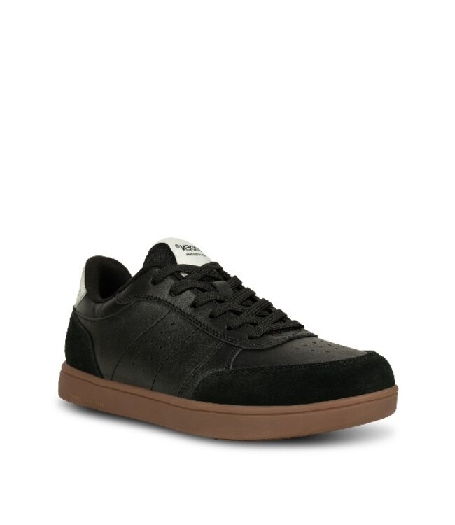 Woden Bjork dames sneakers zwart leer