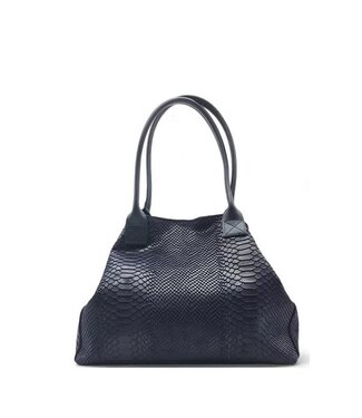Zeen Zeen Bag ladies bag dark blue leather