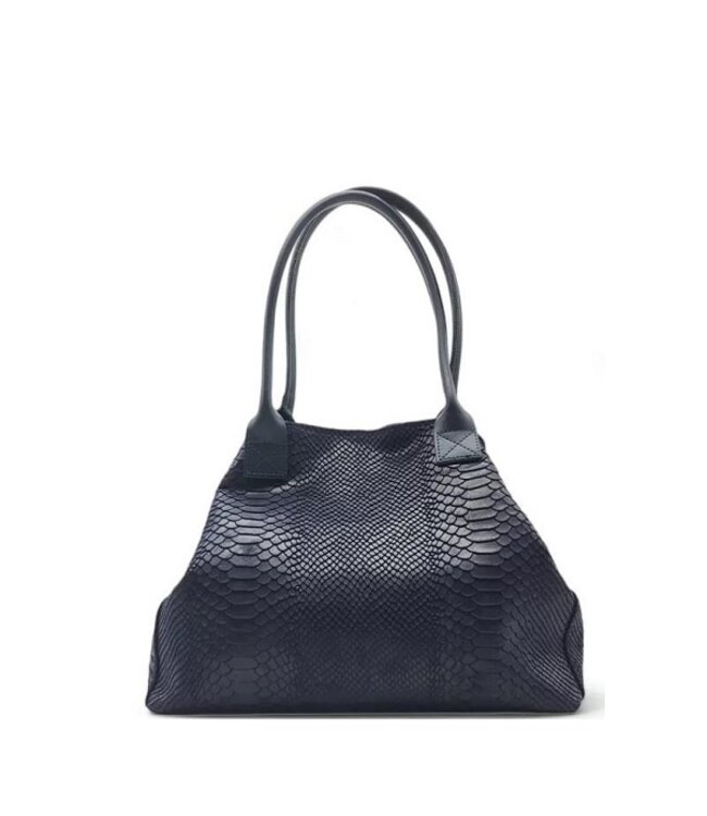 Zeen Bag ladies bag dark blue leather