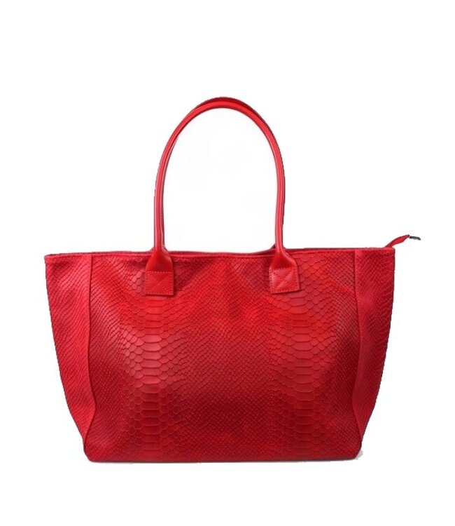Zeen Bag damestas rood leer