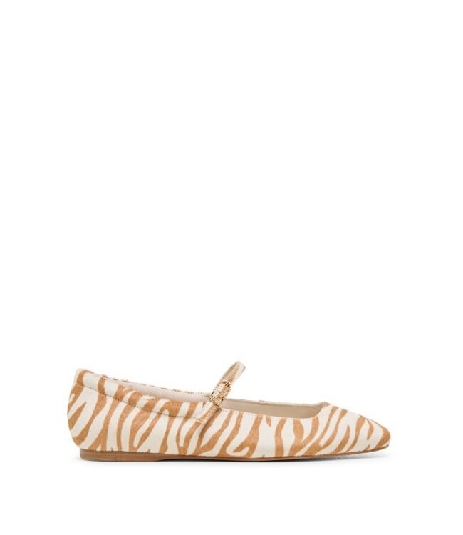 Dolce Vita Reyes ballerina zebra print leather