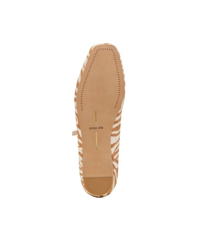 Dolce Vita Reyes ballerina zebra print leather