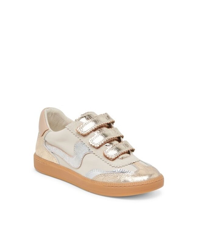 Dolce vita Notice Velcro women's sneakers silver leather