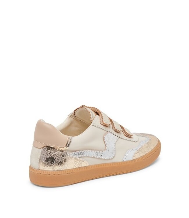 Dolce vita Notice Velcro women's sneakers silver leather