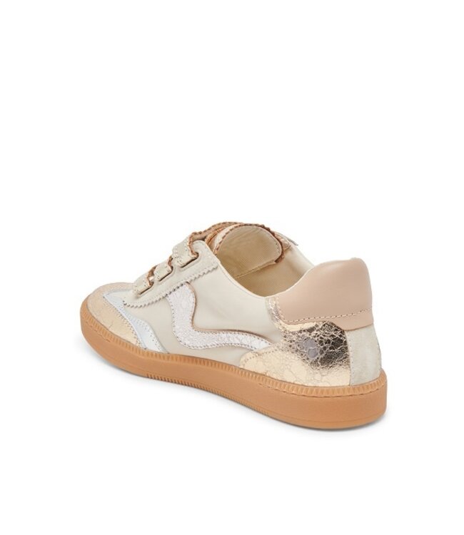 Dolce vita Notice Velcro women's sneakers silver leather