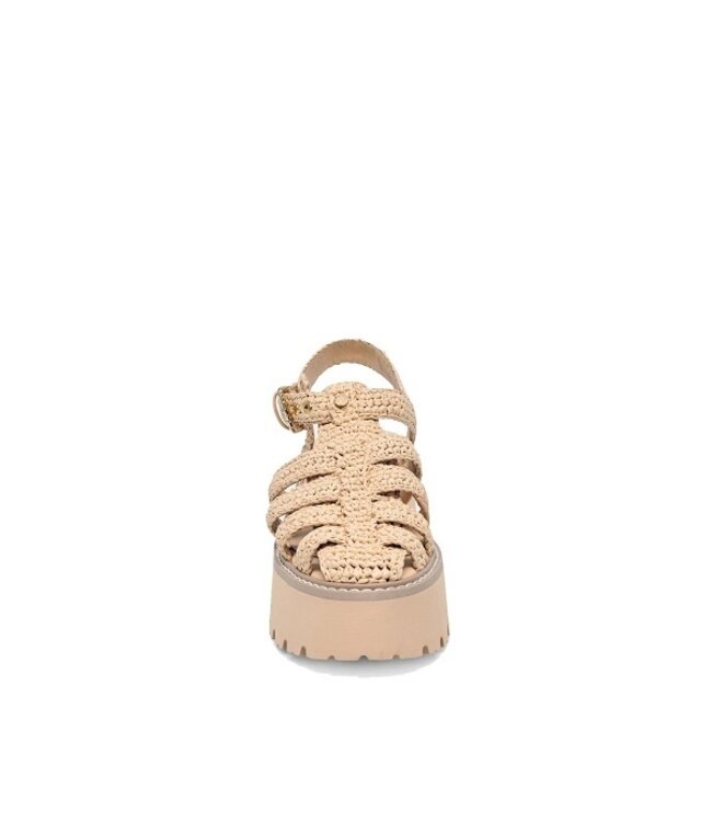 Dolce Vita Lasly Raffia Natural platform sandal