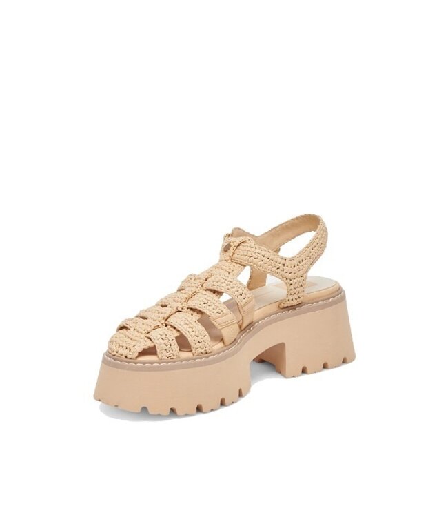 Dolce Vita Lasly Raffia Natural platform sandal