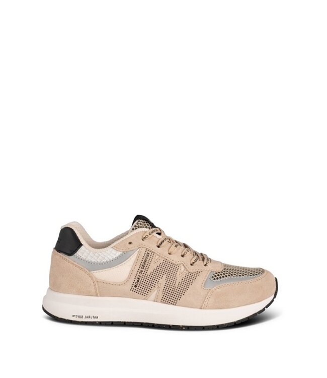 Woden Woden Rigmor Open Mesh beige dames sneakers