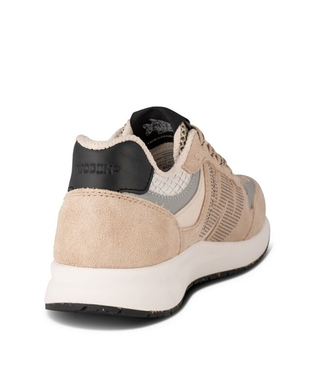 Woden Rigmor Open Mesh beige women's sneakers