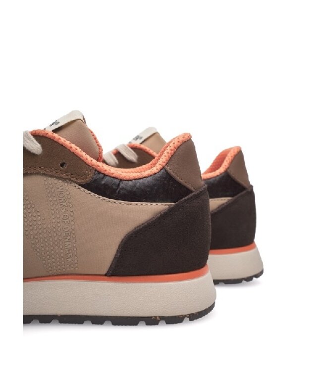 Woden Ronja Coffee Cream multi dames sneakers