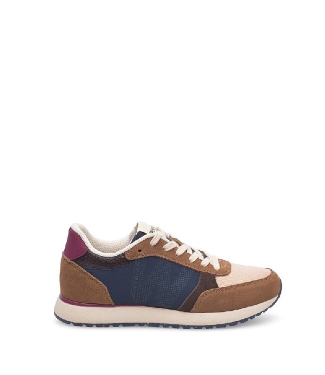 Woden Ronja Caramel multi dames sneakers