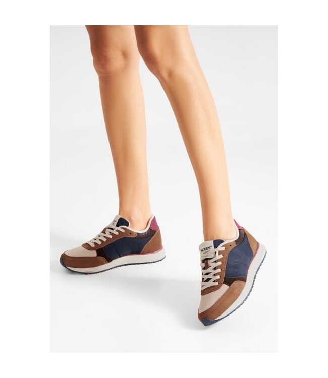 Woden Ronja Caramel multi women's sneakers
