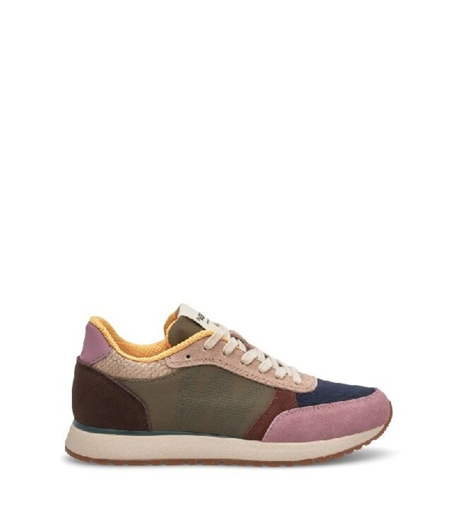 Woden Woden Ronja donker alg multi dames sneakers