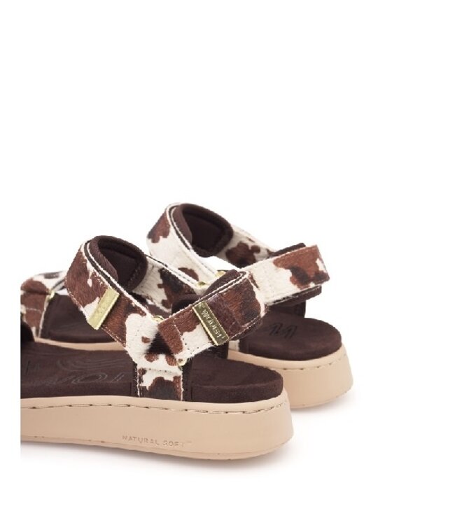 Woden Line Animal Cow dames sandaal