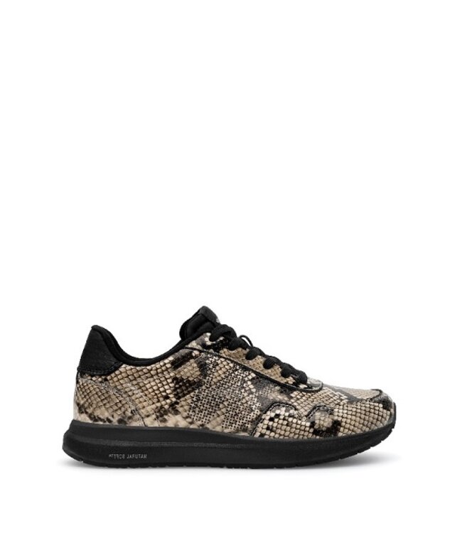 Woden Nora Natural Soft Snake dames sneakers
