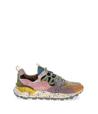 Flower Mountain Flower Mountain sneakers multi kleur en leo print