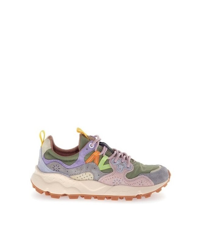 Flower Mountain dames sneakers groen multi