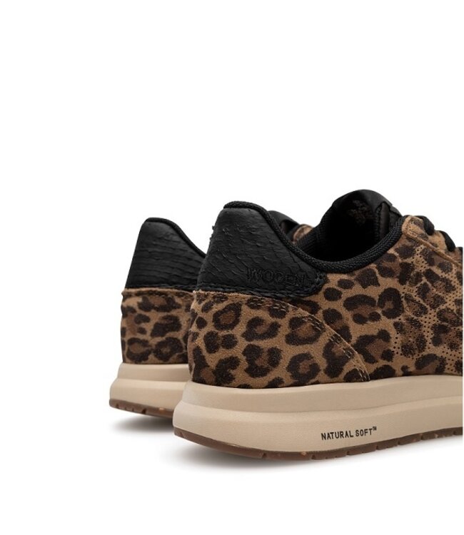 Woden Nicoline Leo dames sneakers suède