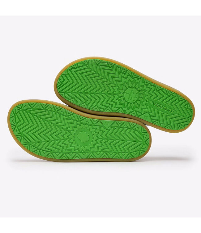 Satorisan Winter Suède groen veterschoenen