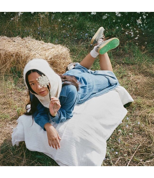 Satorisan Winter Suède groen veterschoenen