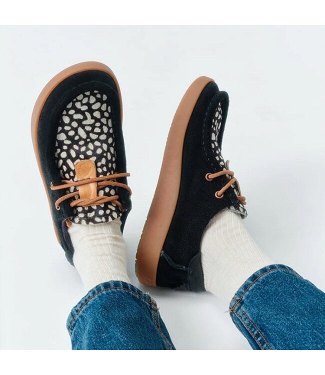 Satorisan Winter Fantasy zwart veterschoenen