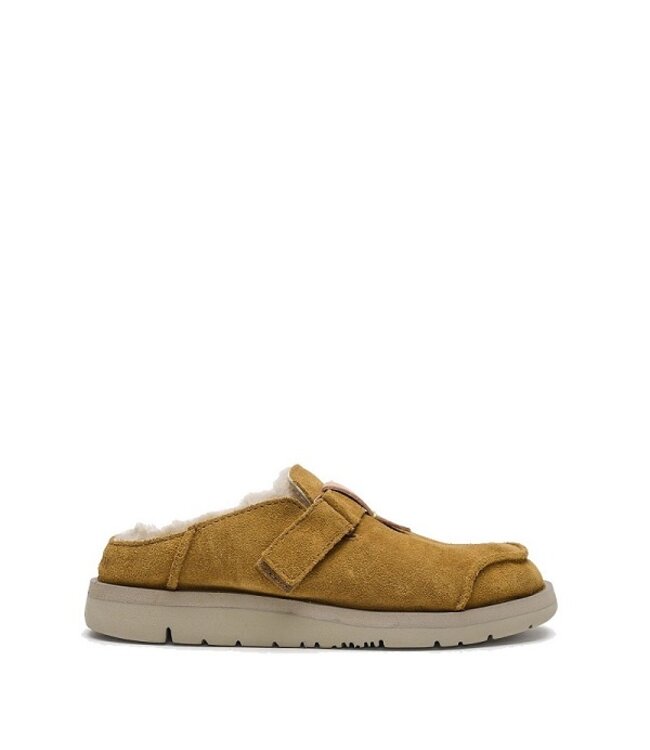 Satorisan Satorisan winter clog suede with fur mid brown