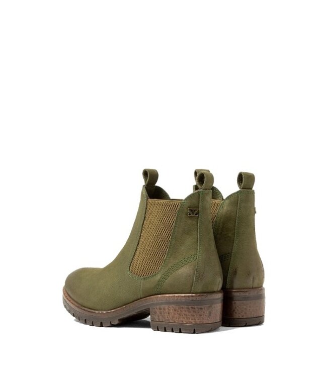 Lazamani dames chelsea boots groen nubuck