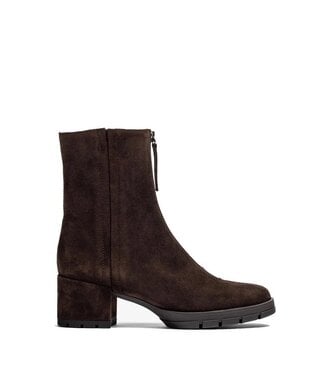 Unisa Unisa short boots dark brown suede