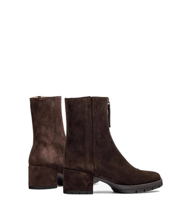 Unisa short boots dark brown suede