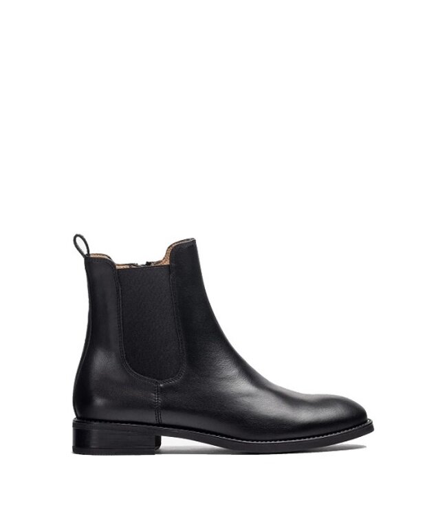 Unisa chelsea boots zwart leer