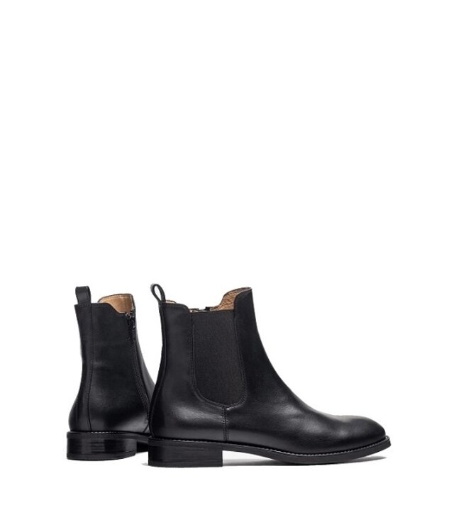 Unisa chelsea boots zwart leer